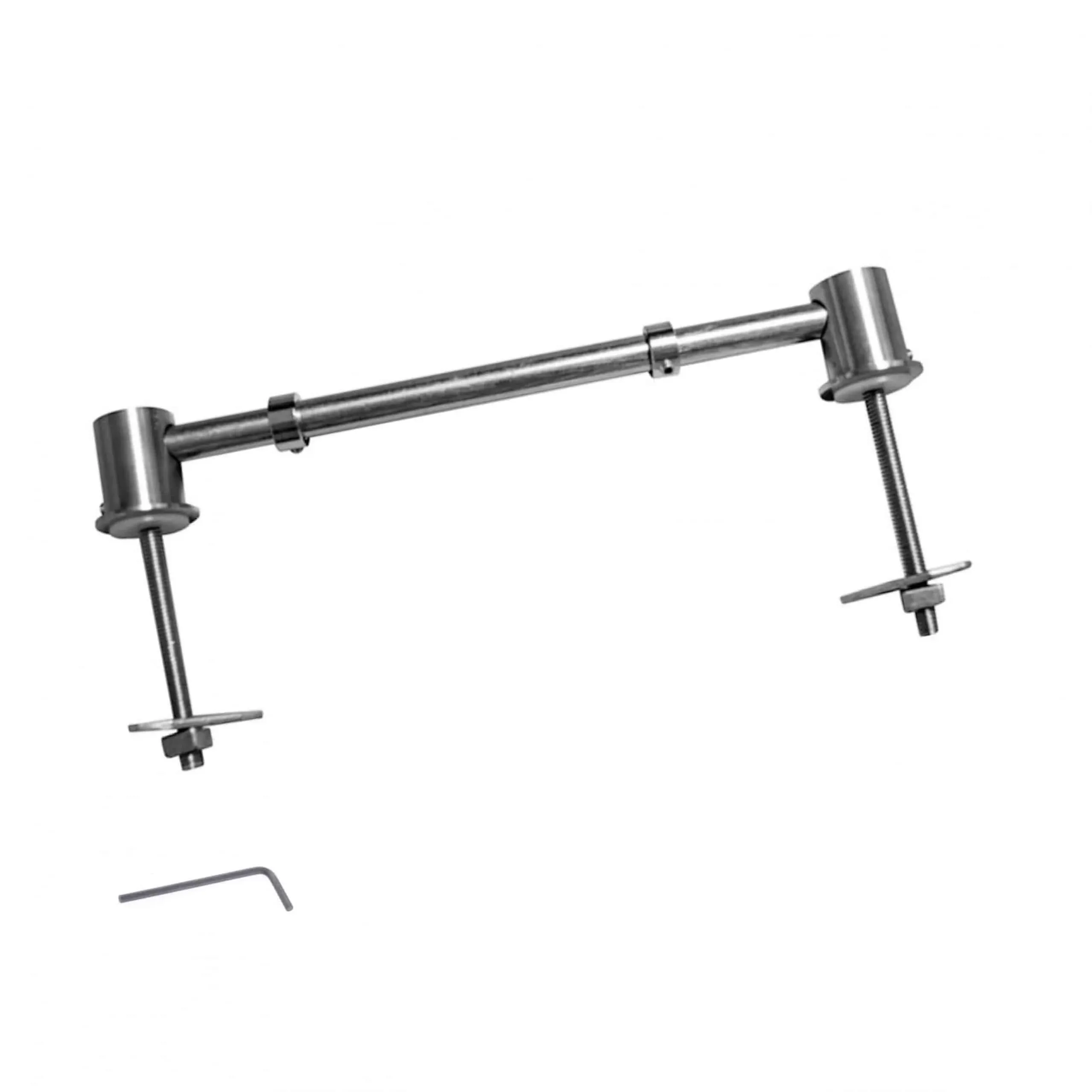 Wirquin Celmac Concealed Anti Vandal Top Fix Toilet Seat Bar Hinge Steel 20120566 FBH11SS